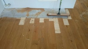 Reparatie houten vloer